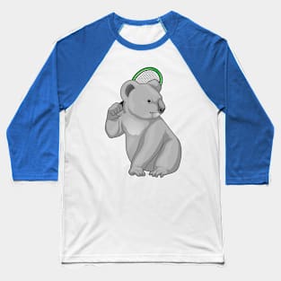 Koala Tennis Tennic racket Baseball T-Shirt